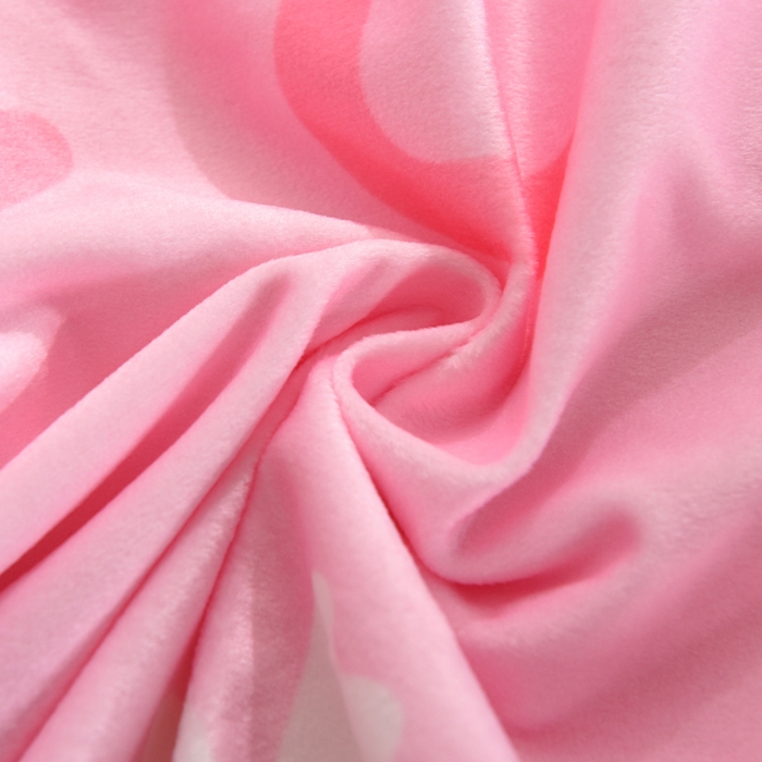 91家纺网 家纺一手货源 找家纺 萌宝家纺 2025秋冬幼儿园宝宝绒婴儿绒三件套被子六件套 水蜜桃女孩