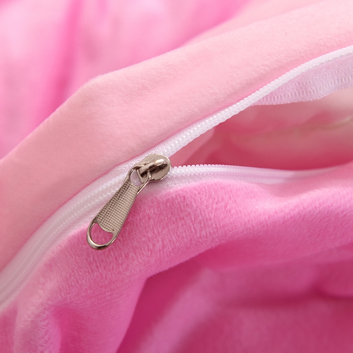 91家纺网 家纺一手货源 找家纺 萌宝家纺 2025秋冬幼儿园宝宝绒婴儿绒三件套被子六件套 水蜜桃女孩