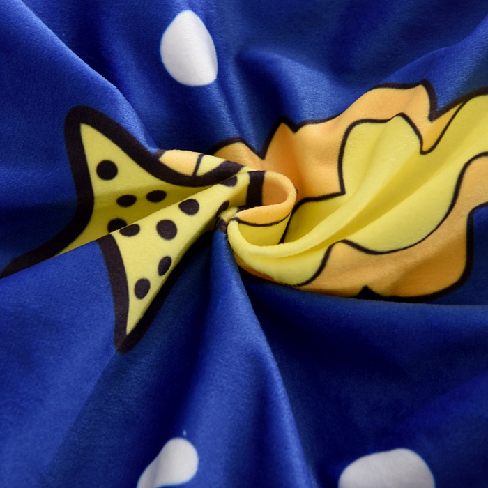 91家纺网 家纺一手货源 找家纺 萌宝家纺 2025秋冬幼儿园宝宝绒婴儿绒三件套被子六件套 太空飞船