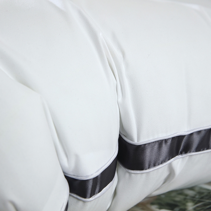 91家纺网 家纺一手货源 找家纺 永乐枕芯 2025新款DC磨毛羽丝绒枕枕头枕芯 高级蓝0.85kg