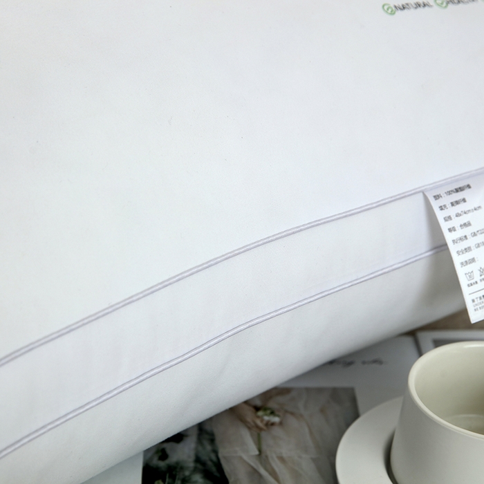 91家纺网 家纺一手货源 找家纺 永乐枕芯 2025新款keep磨毛羽丝绒枕枕头枕芯 白色双边