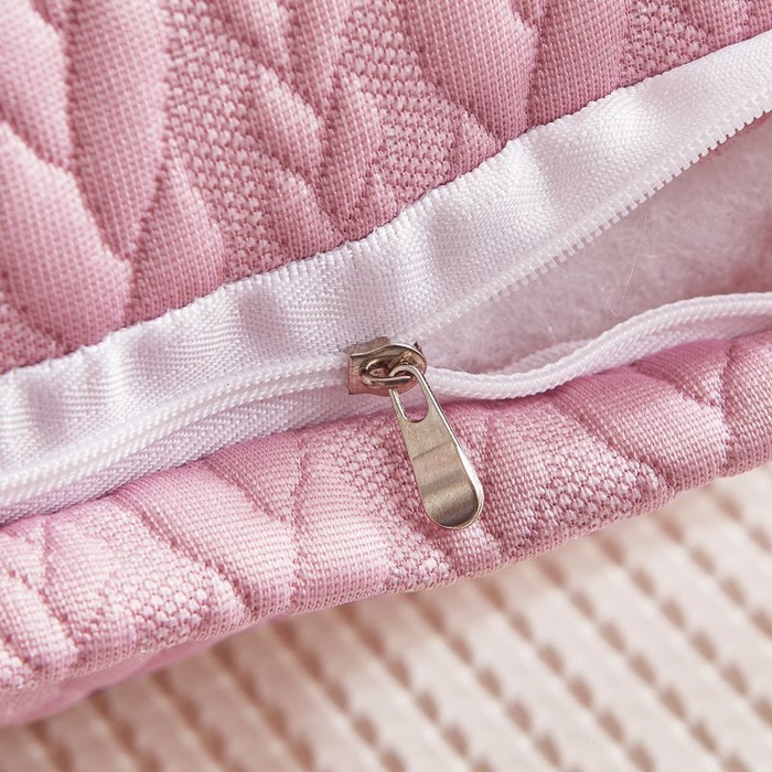 91家纺网 家纺一手货源 找家纺 小米枕芯 2025新款针织麻花枕头枕芯 麻花粉【单只装】