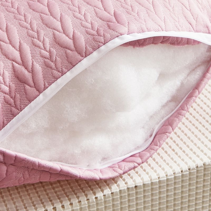 91家纺网 家纺一手货源 找家纺 小米枕芯 2025新款针织麻花枕头枕芯 麻花粉【单只装】