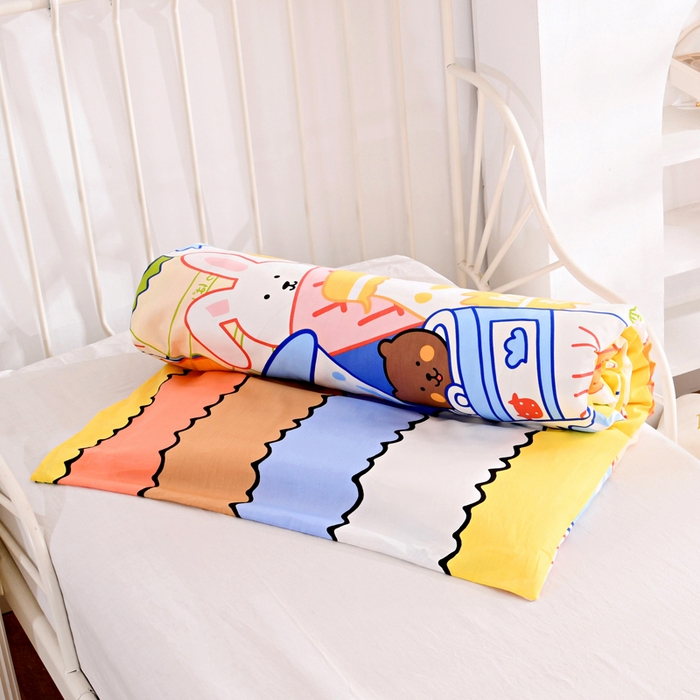 91家纺网 家纺一手货源 找家纺 （总）萌宝家纺 2025新款幼儿园全棉纯棉三件套含芯婴童多件套