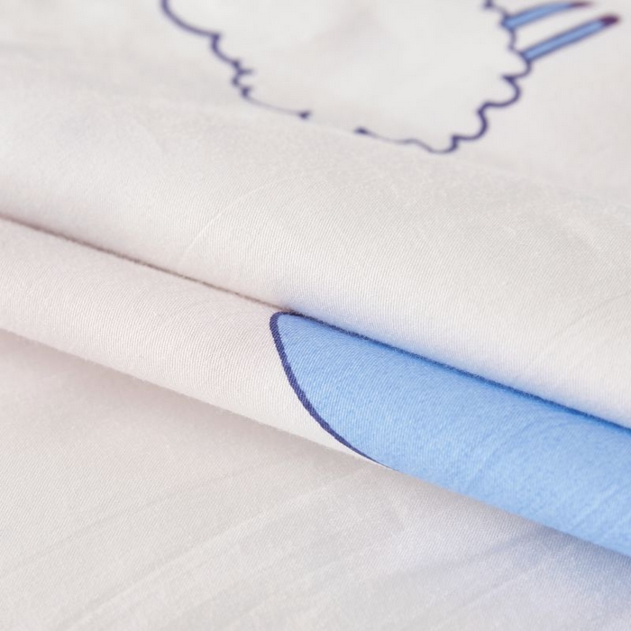 91家纺网 家纺一手货源 找家纺 小米枕芯 2025新款全棉儿童凉感冰爽柔软舒适亲肤枕头枕芯 白色小羊【单只装】