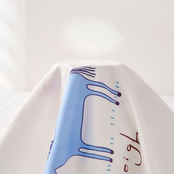 91家纺网 家纺一手货源 找家纺 小米枕芯 2025新款全棉儿童凉感冰爽柔软舒适亲肤枕头枕芯 白色小羊【单只装】