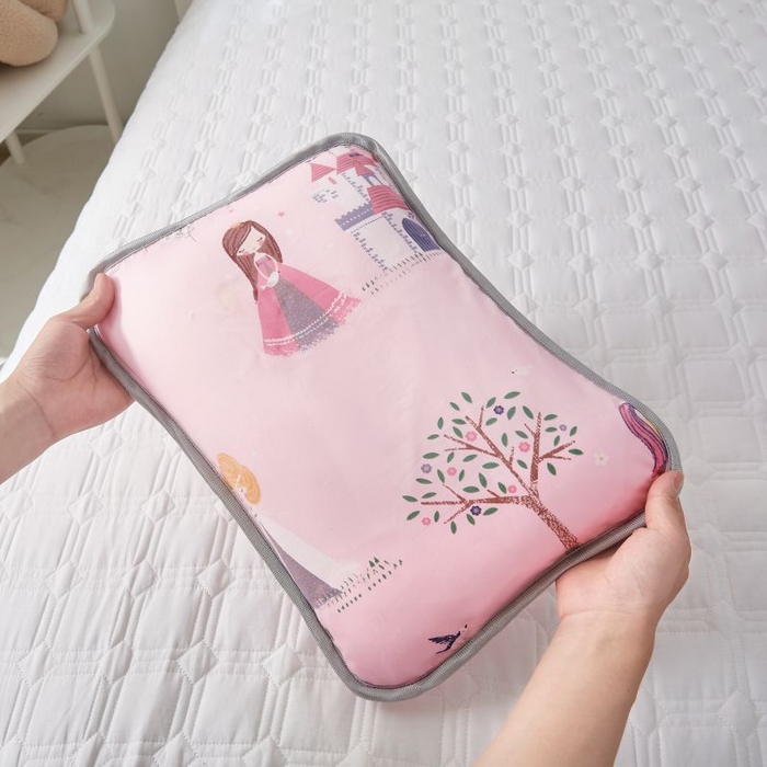 小米枕芯 2025新款全棉儿童凉感冰爽柔软舒适亲肤枕头枕芯 粉色花仙子【单只装】