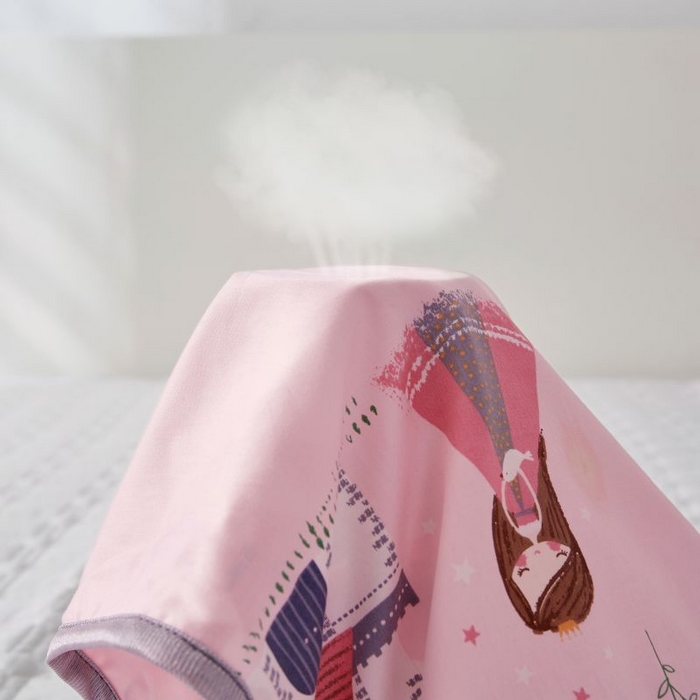 91家纺网 家纺一手货源 找家纺 小米枕芯 2025新款全棉儿童凉感冰爽柔软舒适亲肤枕头枕芯 粉色花仙子【单只装】