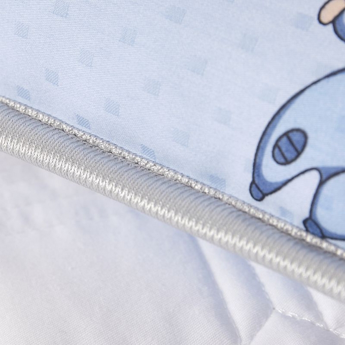 91家纺网 家纺一手货源 找家纺 小米枕芯 2025新款全棉儿童凉感冰爽柔软舒适亲肤枕头枕芯 蓝色星空【单只装】