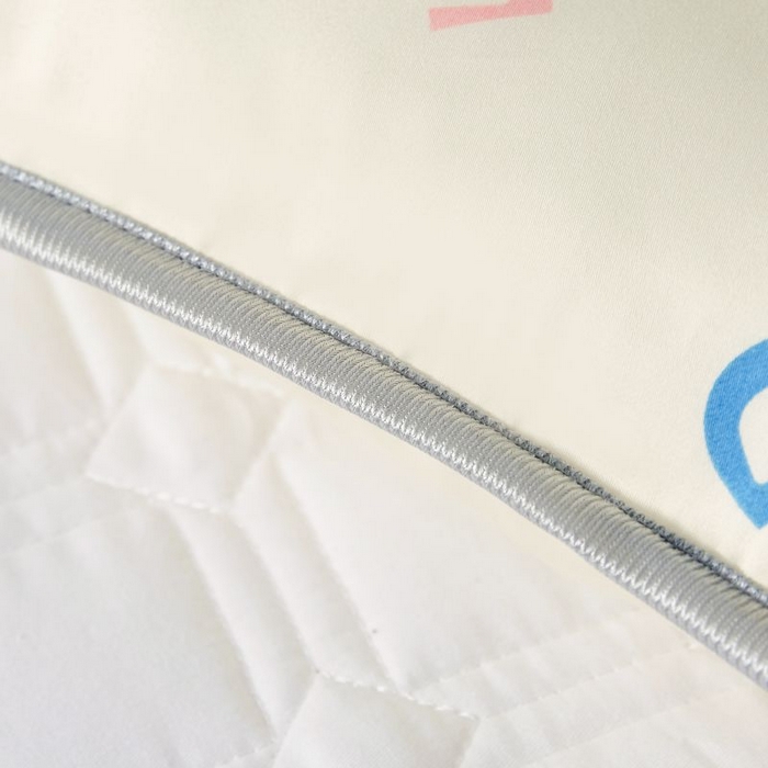 91家纺网 家纺一手货源 找家纺 小米枕芯 2025新款全棉儿童凉感冰爽柔软舒适亲肤枕头枕芯 米色恐龙小熊【单只装】