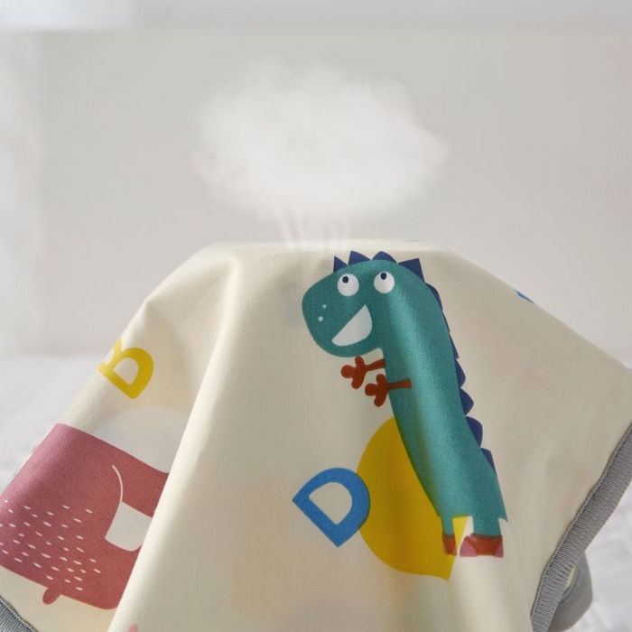 91家纺网 家纺一手货源 找家纺 小米枕芯 2025新款全棉儿童凉感冰爽柔软舒适亲肤枕头枕芯 米色恐龙小熊【单只装】