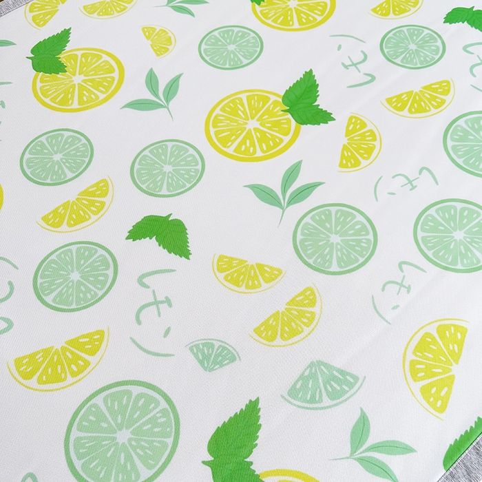 91家纺网 家纺一手货源 找家纺 萌宝家纺 2025新款小清新卡通学生宿舍凉席幼儿园小学生冰丝席冰藤软席 清新柠檬