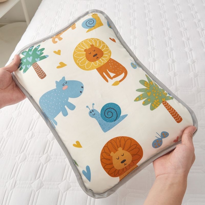 小米枕芯 2025新款全棉儿童凉感冰爽柔软舒适亲肤枕头枕芯 米色森林园【单只装】