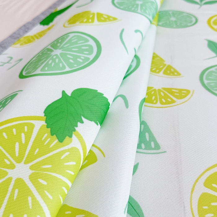 91家纺网 家纺一手货源 找家纺 萌宝家纺 2025新款小清新卡通学生宿舍凉席幼儿园小学生冰丝席冰藤软席 清新柠檬