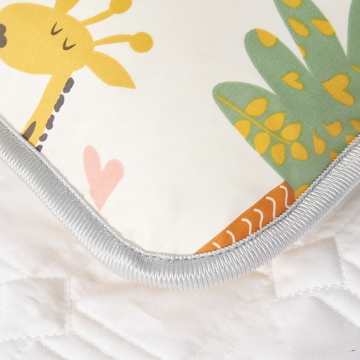 91家纺网 家纺一手货源 找家纺 小米枕芯 2025新款全棉儿童凉感冰爽柔软舒适亲肤枕头枕芯 米色森林园【单只装】