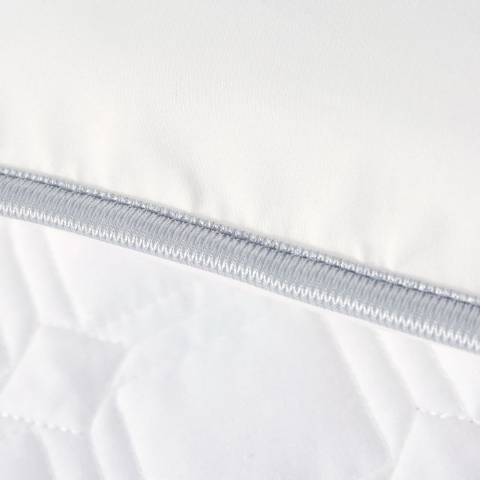 91家纺网 家纺一手货源 找家纺 小米枕芯 2025新款全棉儿童凉感冰爽柔软舒适亲肤枕头枕芯 白色蓝恐龙【一对装】