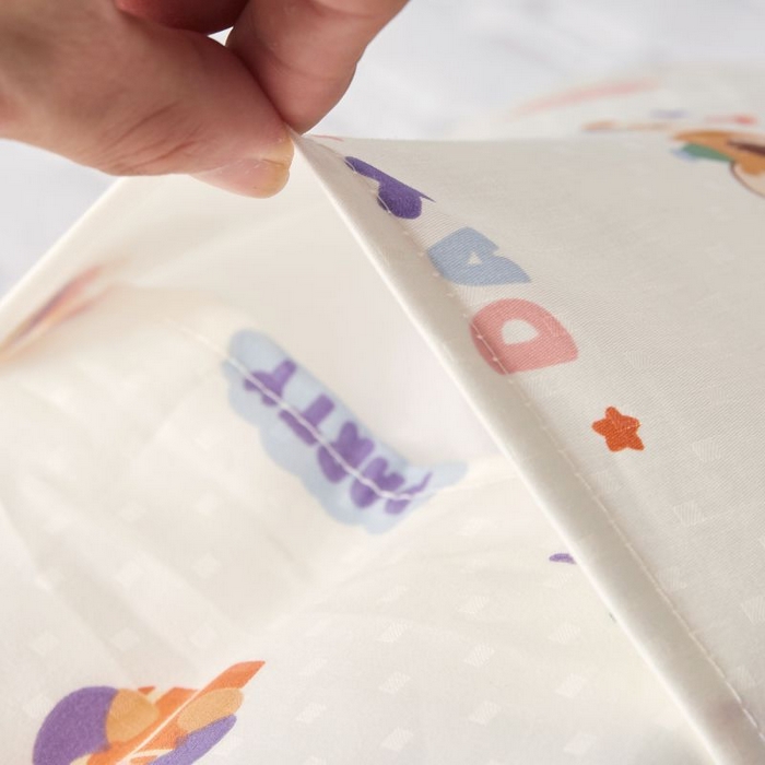 91家纺网 家纺一手货源 找家纺 小米枕芯 2025新款全棉儿童凉感冰爽柔软舒适亲肤枕头枕芯 白色生日派对【一对装】