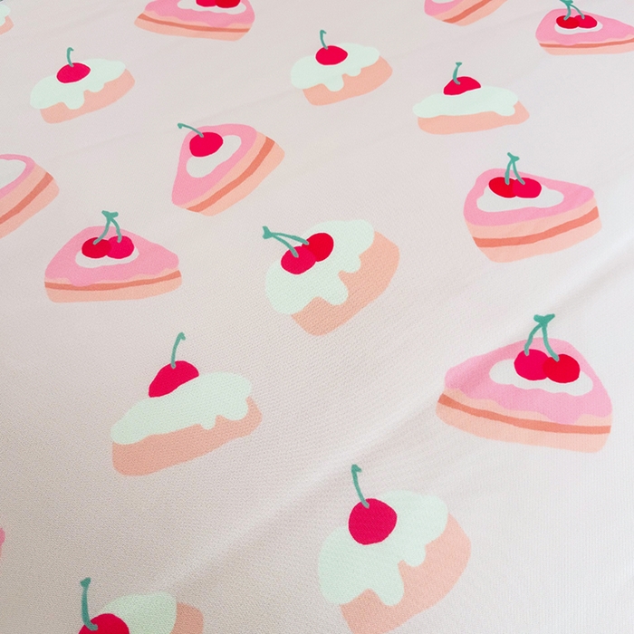 91家纺网 家纺一手货源 找家纺 萌宝家纺 2025新款小清新卡通学生宿舍凉席幼儿园小学生冰丝席冰藤软席 小蛋糕