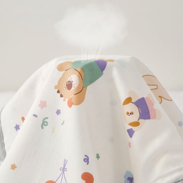 91家纺网 家纺一手货源 找家纺 小米枕芯 2025新款全棉儿童凉感冰爽柔软舒适亲肤枕头枕芯 白色生日派对【一对装】