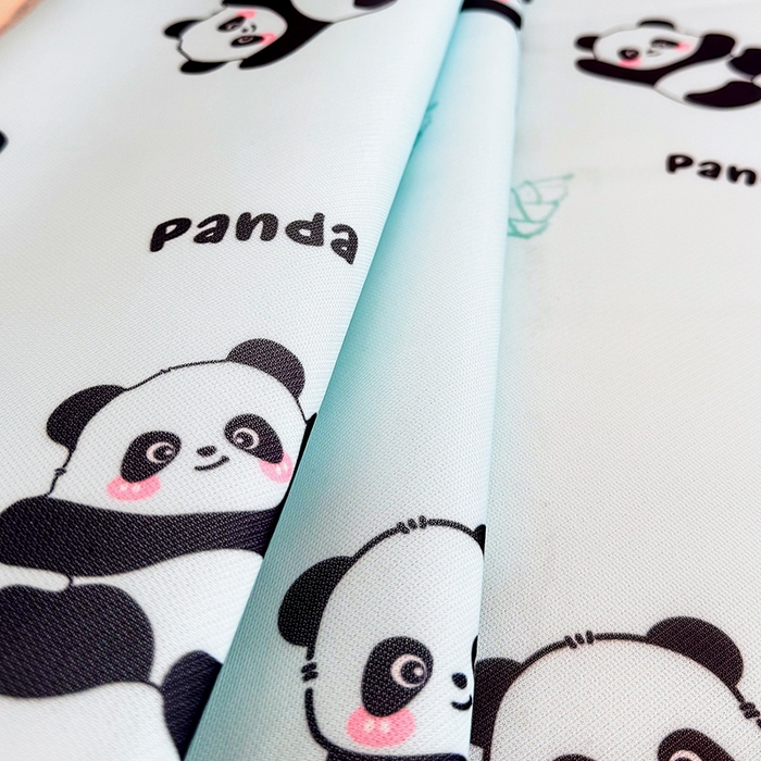 91家纺网 家纺一手货源 找家纺 萌宝家纺 2025新款小清新卡通学生宿舍凉席幼儿园小学生冰丝席冰藤软席 熊猫宝宝