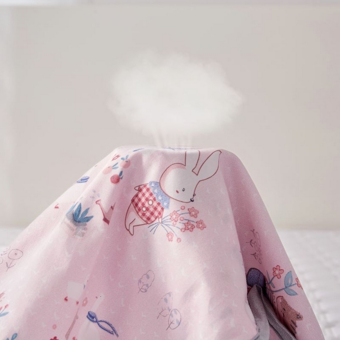 91家纺网 家纺一手货源 找家纺 小米枕芯 2025新款全棉儿童凉感冰爽柔软舒适亲肤枕头枕芯 粉色花园【一对装】