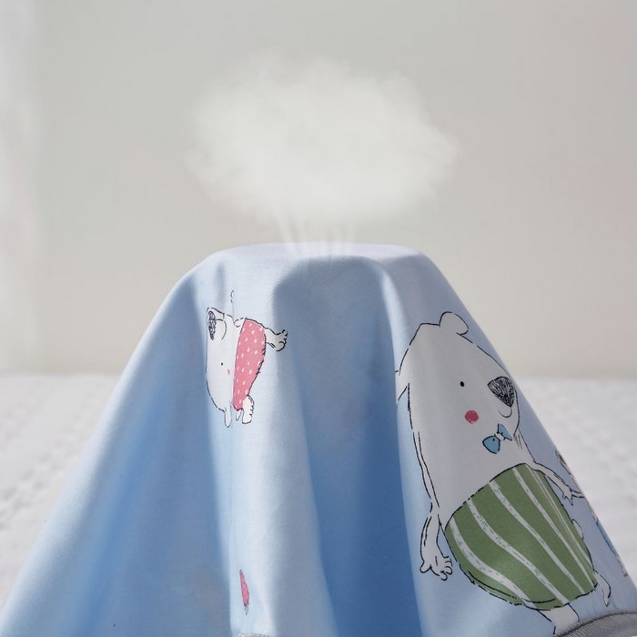 91家纺网 家纺一手货源 找家纺 小米枕芯 2025新款全棉儿童凉感冰爽柔软舒适亲肤枕头枕芯 蓝色小熊【一对装】