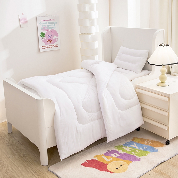 91家纺网 家纺一手货源 找家纺 萌宝家纺 2025新款幼儿园被芯系列大豆填充棉花填充丝绵填充被子被芯 大豆