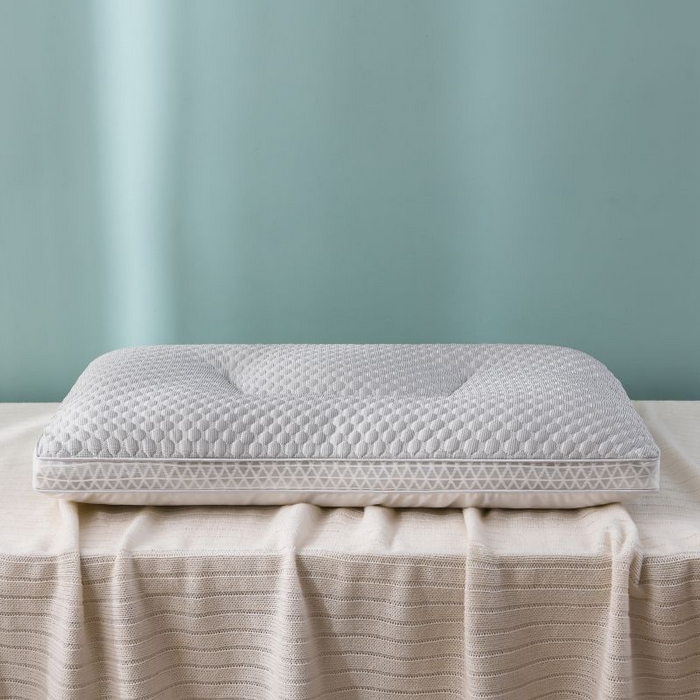 91家纺网 家纺一手货源 找家纺 永乐枕芯 2025新款凉感冰丝豆豆枕枕皮枕壳枕套枕头枕芯 灰色