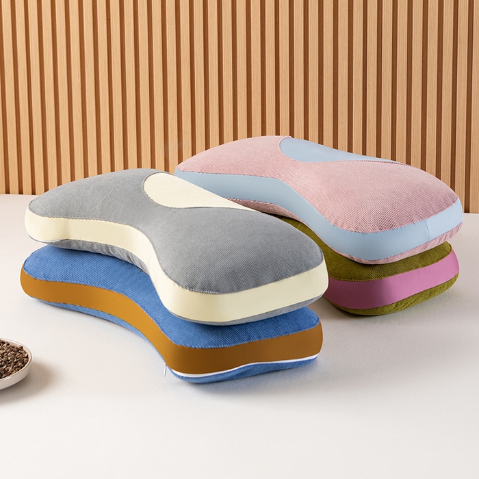 91家纺网 家纺一手货源 找家纺 小米枕芯 2025新款色丁布荞麦枕头枕芯 荞麦枕组合图