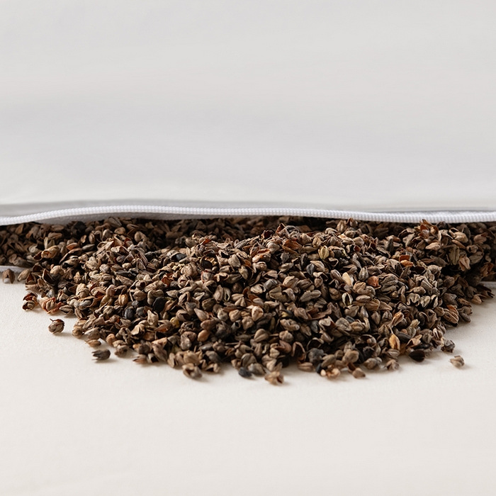 91家纺网 家纺一手货源 找家纺 小米枕芯 2025新款色丁布荞麦枕头枕芯 粉色