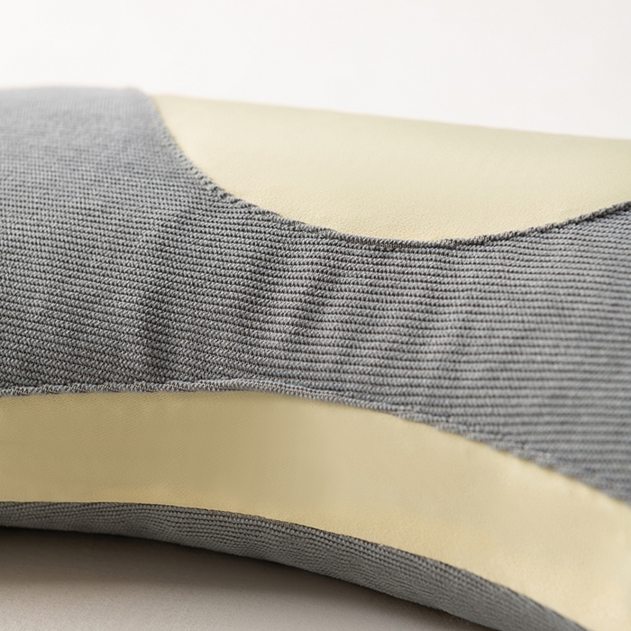 91家纺网 家纺一手货源 找家纺 小米枕芯 2025新款色丁布荞麦枕头枕芯 灰色