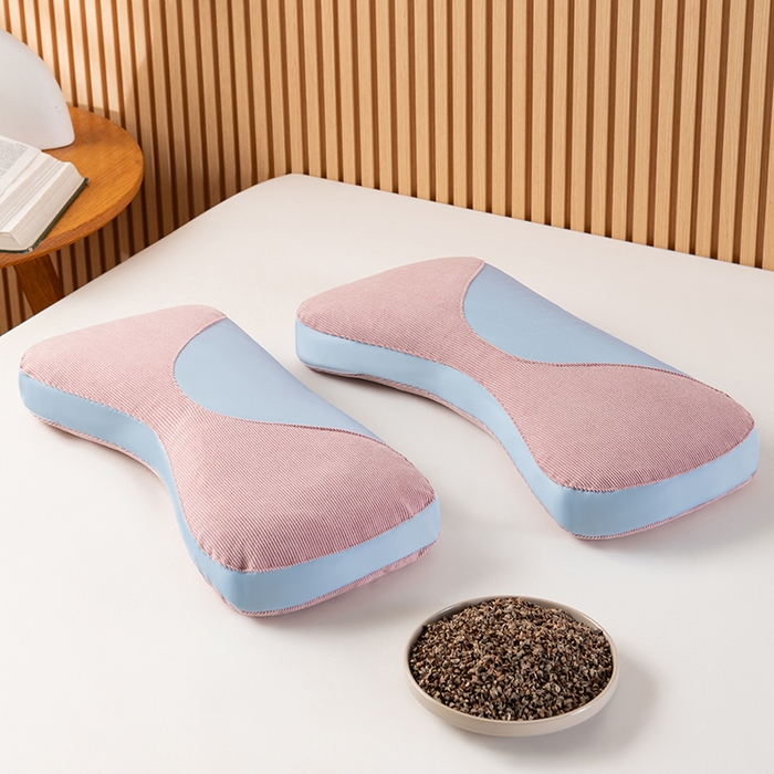 91家纺网 家纺一手货源 找家纺 （总）小米枕芯 2025新款色丁布荞麦枕头枕芯