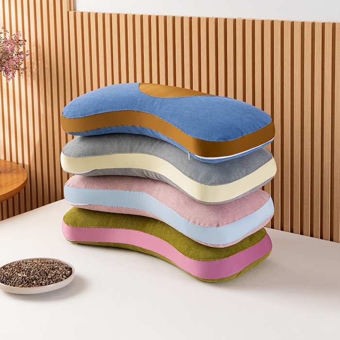 小米枕芯 2025新款色丁布荞麦枕头枕芯 荞麦枕组合图