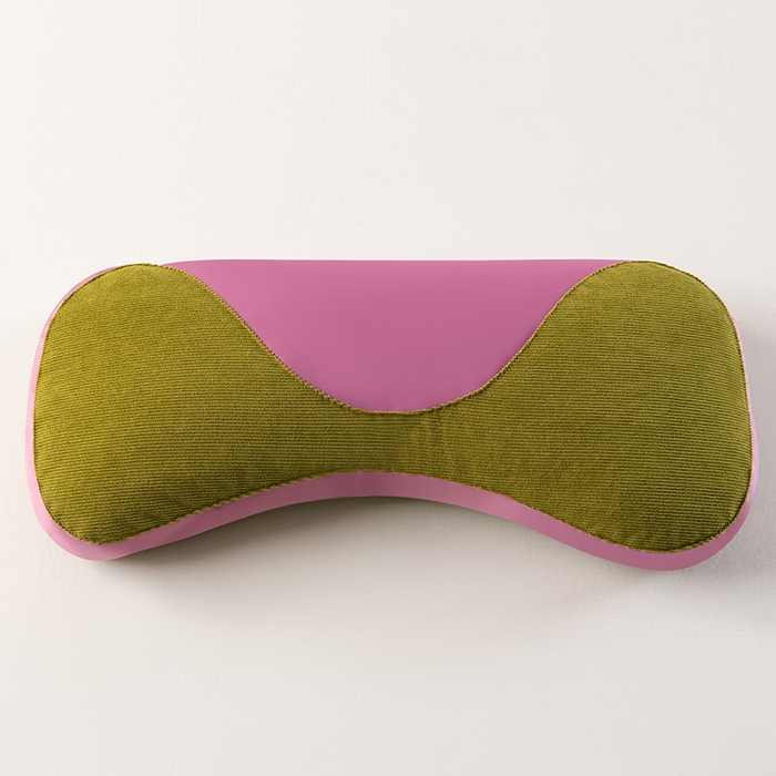 91家纺网 家纺一手货源 找家纺 小米枕芯 2025新款色丁布荞麦枕头枕芯 绿色