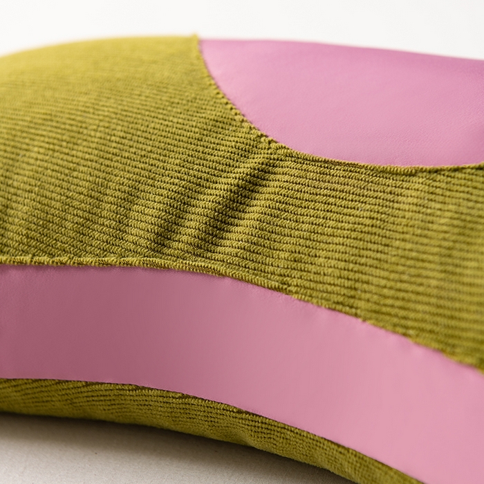 91家纺网 家纺一手货源 找家纺 小米枕芯 2025新款色丁布荞麦枕头枕芯 绿色