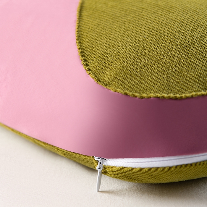 91家纺网 家纺一手货源 找家纺 小米枕芯 2025新款色丁布荞麦枕头枕芯 绿色