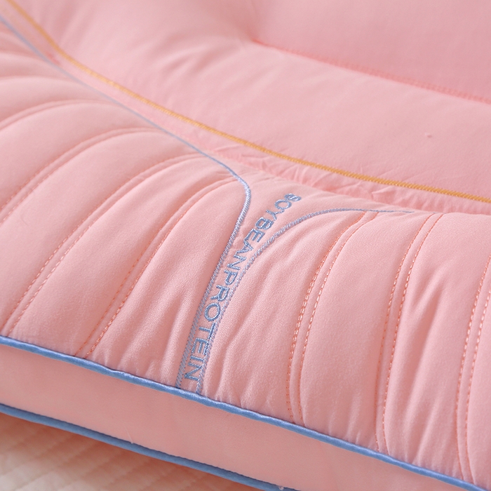 91家纺网 家纺一手货源 找家纺 永乐枕芯 2025新款舒适柔软枕头枕芯 粉色