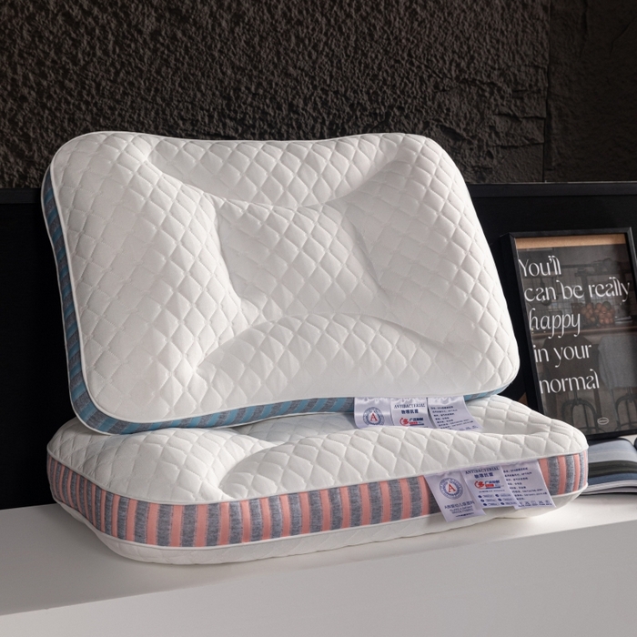 永乐枕芯 2025新款SPA深睡记忆枕枕头枕芯 浅蓝