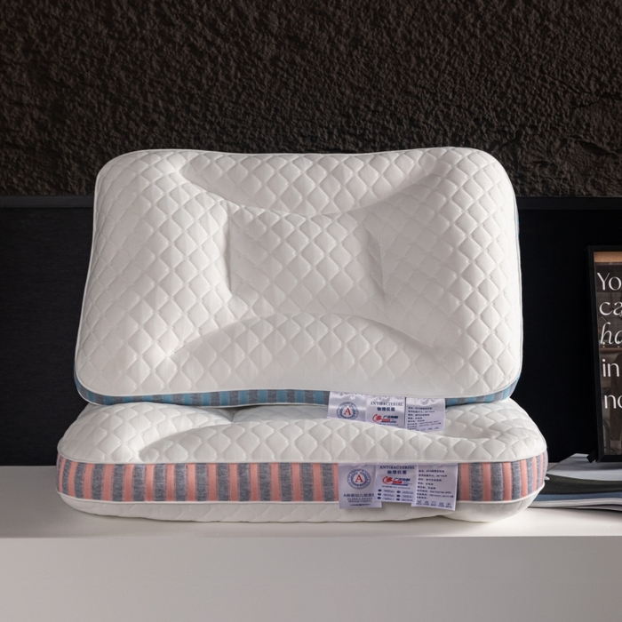 91家纺网 家纺一手货源 找家纺 永乐枕芯 2025新款SPA深睡记忆枕枕头枕芯 浅粉