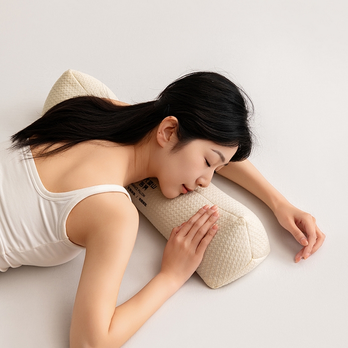 91家纺网 家纺一手货源 找家纺 （总）小米枕芯 2025新款大凉山荞麦枕圆形三角形颈椎牵引枕