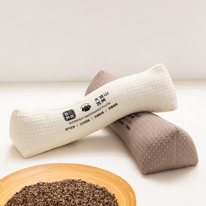 91家纺网 家纺一手货源 找家纺 （总）小米枕芯 2025新款大凉山荞麦枕圆形三角形颈椎牵引枕