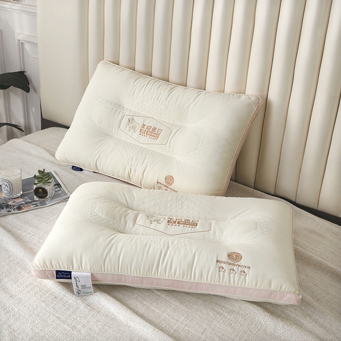 91家纺网 家纺一手货源 找家纺 （总）永乐枕芯 2025新款羊绒蛋白枕枕头枕芯