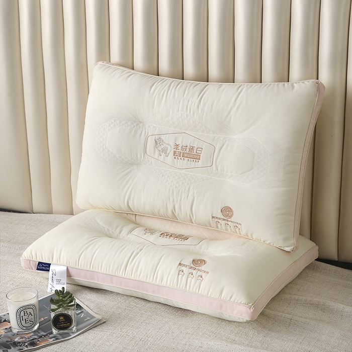 91家纺网 家纺一手货源 找家纺 （总）永乐枕芯 2025新款羊绒蛋白枕枕头枕芯