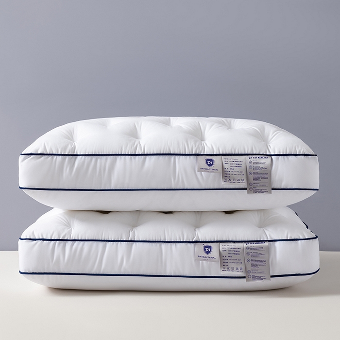 91家纺网 家纺一手货源 找家纺 小米枕芯 2025新款全棉抗菌面包枕头枕芯 全棉抗菌面包枕对装