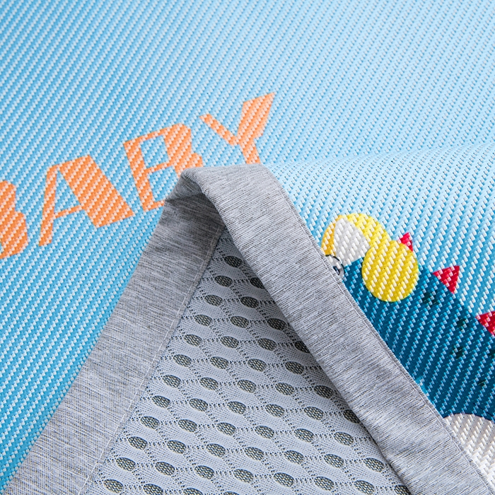 91家纺网 家纺一手货源 找家纺 萌宝家纺 2025新款7A抗菌儿童冰藤席卡通软席幼儿园冰丝席可定制 恐龙挖掘机