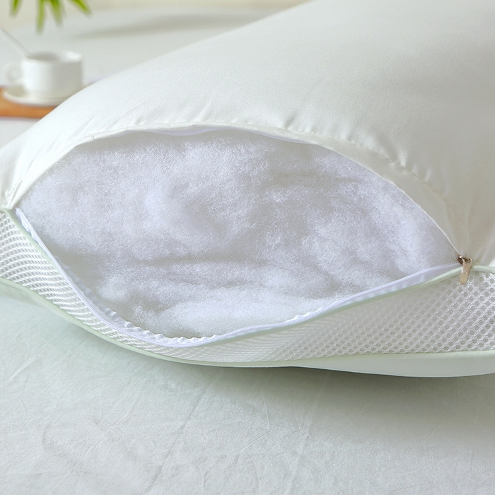 91家纺网 家纺一手货源 找家纺 永乐枕芯 2025新款亲肤柔软凉感冰丝枕枕头枕芯 浅绿