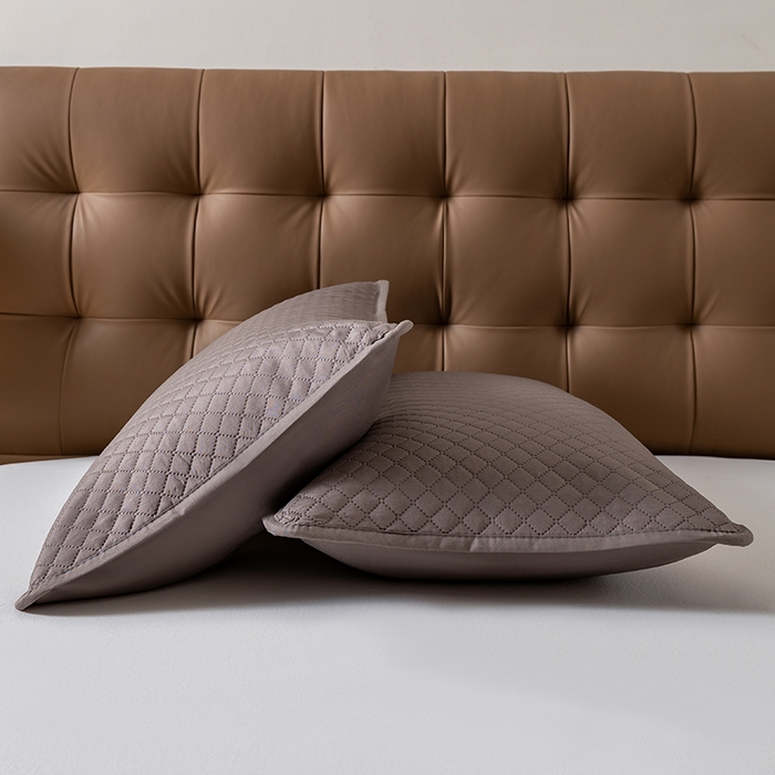 91家纺网 家纺一手货源 找家纺 小米枕芯 2025新款纯色简约隔脏枕套 灰色一只