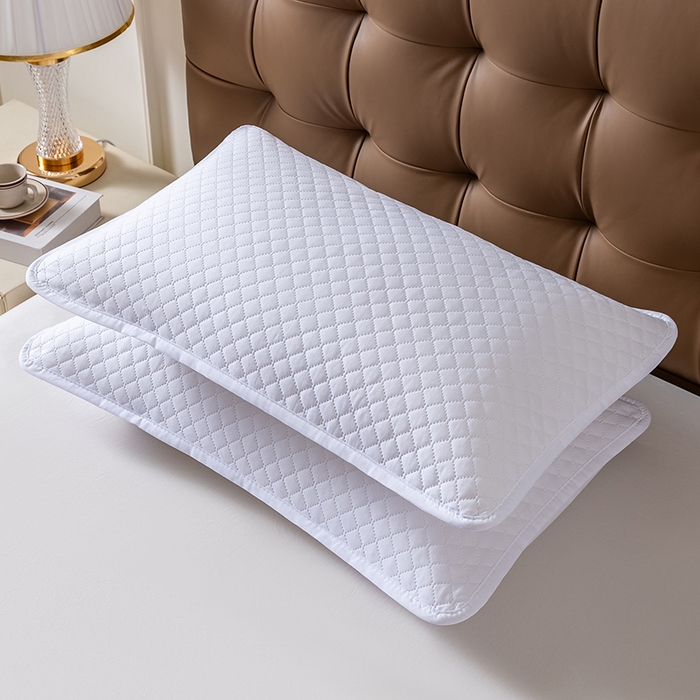 91家纺网 家纺一手货源 找家纺 小米枕芯 2025新款纯色简约隔脏枕套 白色一只