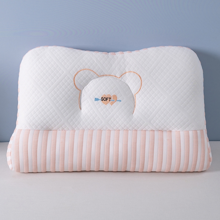 91家纺网 家纺一手货源 找家纺 小米枕芯 2025新款一箭双心护颈枕头枕芯 粉色一只