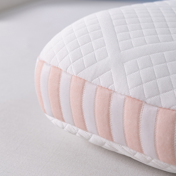 91家纺网 家纺一手货源 找家纺 小米枕芯 2025新款一箭双心护颈枕头枕芯 粉色一只